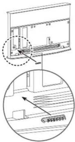 SAMSUNG The Serif QE55LS01TAU - Arranging the cables with the cable guide - 2
