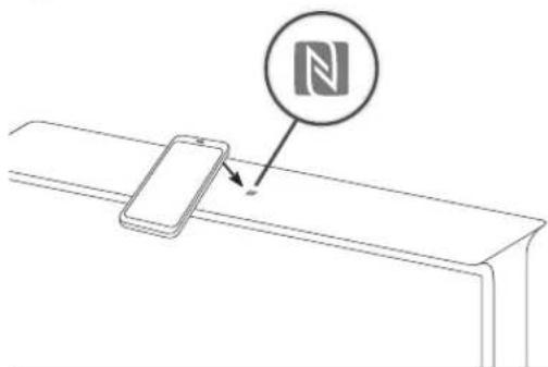 SAMSUNG The Serif QE55LS01TAU - Utilisation de la fonction NFC on TV - 3