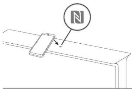 SAMSUNG The Serif QE55LS01TAU - Using the NFC on TV function - 3