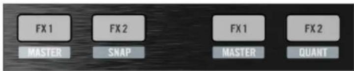 NATIVE INSTRUMENTS Traktor Kontrol X1 - Boutons FX Assign - 1