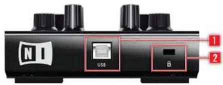 NATIVE INSTRUMENTS Traktor Kontrol X1 - 5.1.2Vue de la Face Arriere - 1