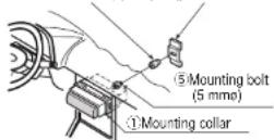 PANASONIC CQDP133U - Using the rubber cushion (option) - 1
