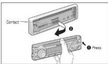 PANASONIC CQDP133U - To Remove the Unit - 6