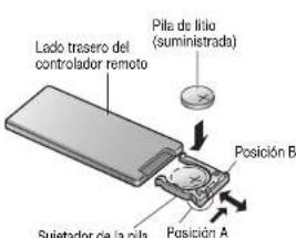 PANASONIC CQDP133U - Notas sobre la pila - 1