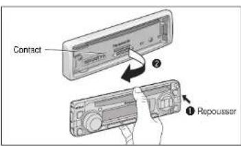 PANASONIC CQDP133U - Comment déposer l'appareil - 1
