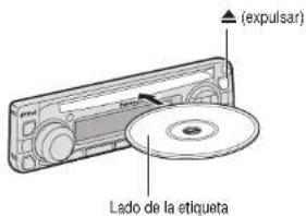 PANASONIC CQDP133U - Inserción del disco - 1
