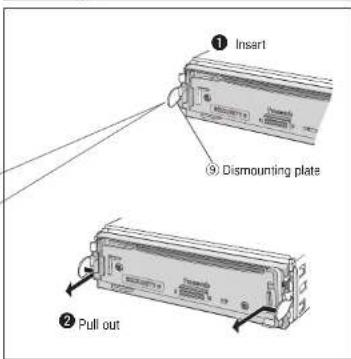PANASONIC CQDP133U - To Remove the Unit - 8