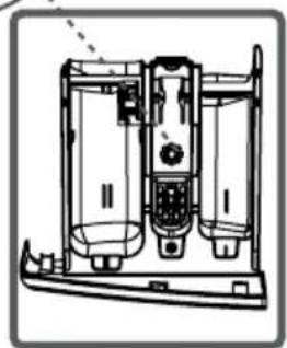 Orima ORM 105 W - Compartmento para amaciador de tecido, goma, detergente: - 2