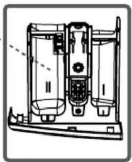 Orima ORM 105 W - Compartmento para detergente de lavagem principal: - 2