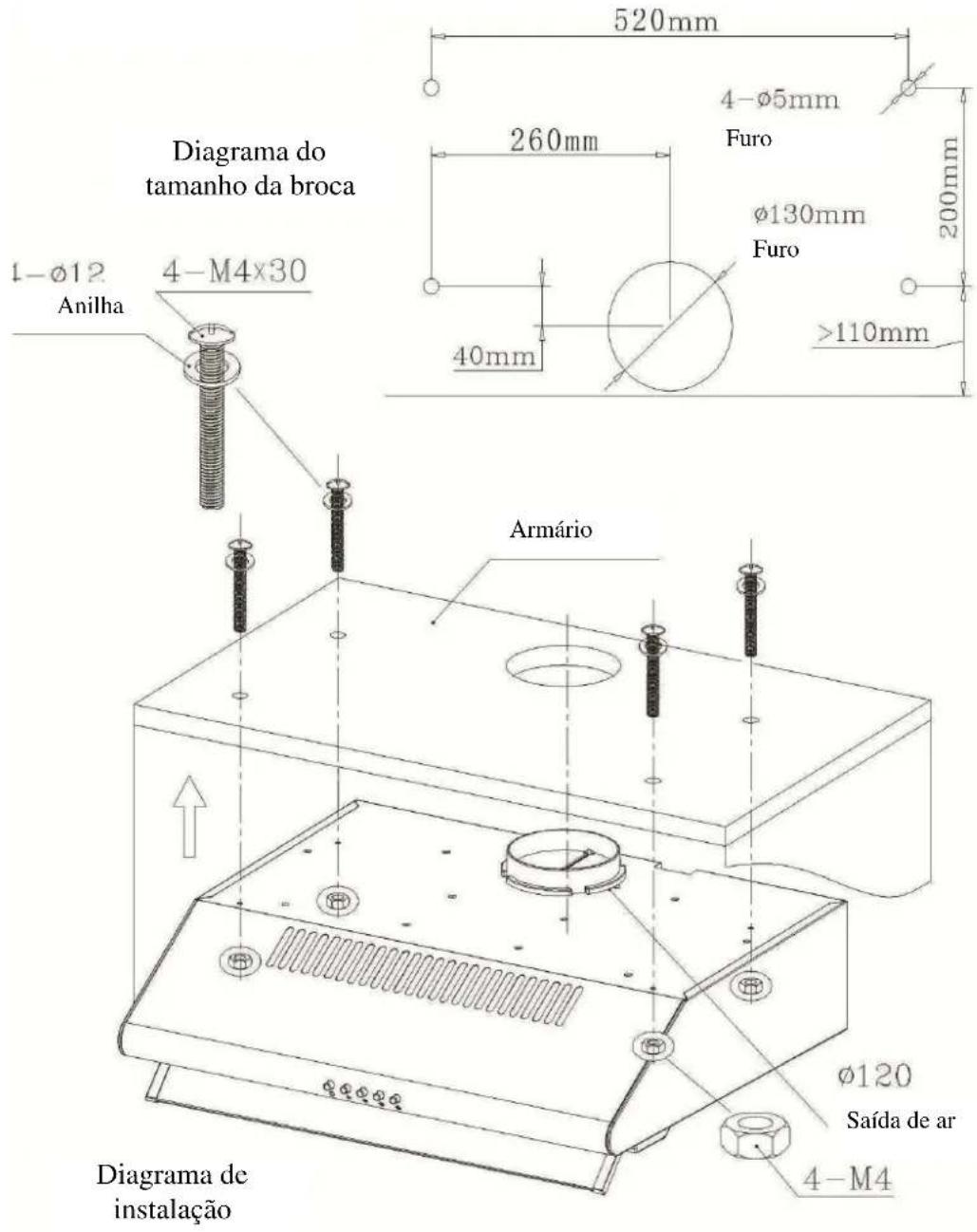 Orima ORC 1060 C - - Exaustor Tradicional - 1