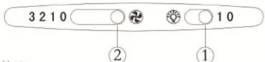 Orima ORC 1060 C - Interruptor deslizante: - 1