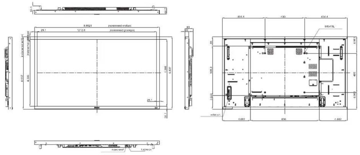 AG Neovo RX55E - 規格 - 1