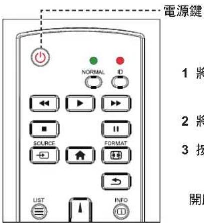 AG Neovo RX55E - 3.1開啟電源 - 1