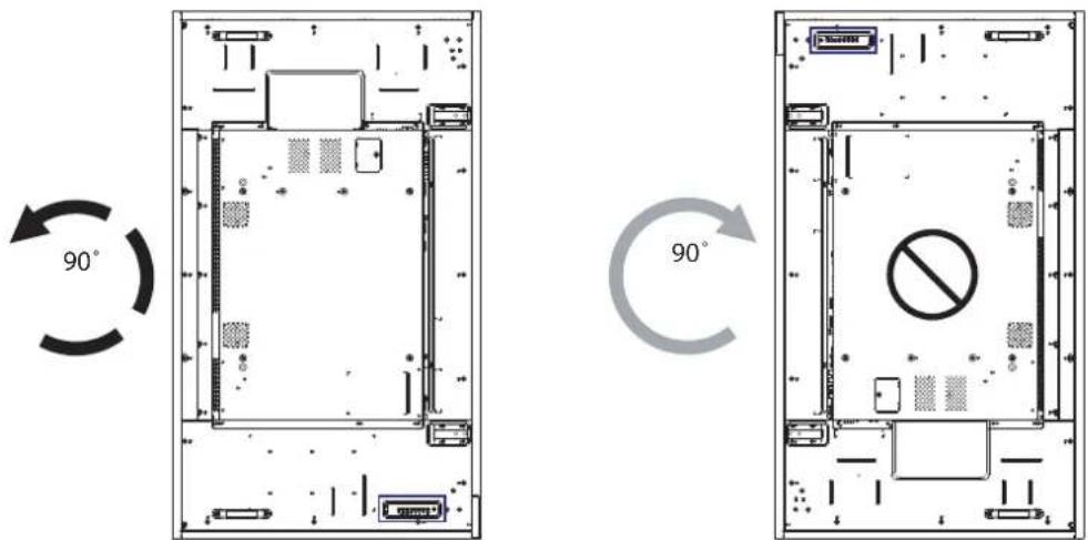 AG Neovo RX55E - 以直立方式安装 - 3