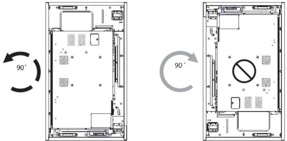 AG Neovo RX55E - 以直立方式安装 - 2