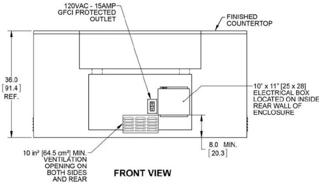 Hestan GMBR42CX2LPBU - BUILT-INDIMENSIONS: - 7