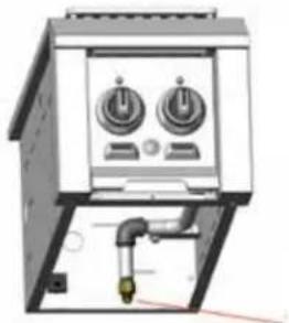 Hestan AGB122LP - RACCORDEMENT DE GAZ - BOUTEILLE DE PROPANE LIQUIDE (GPL) - 1
