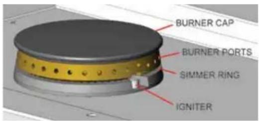 Hestan AGB122LP - LOCATING AND ASSEMBLING THE SIDE BURNER - 2