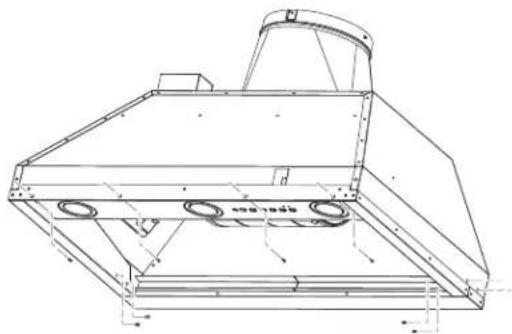 GE UVC9300SLSS - Étape 1 installation de la HOTTE - 3