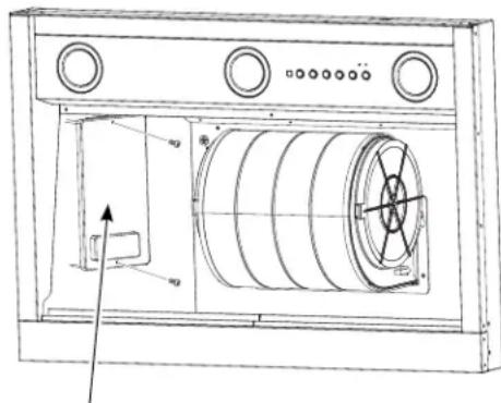 GE UVC9300SLSS - B - Para un máximo de 290 CFM, launidad puede funcional en 3 velocidades (Baja, Media, Alta). - 1