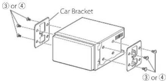 JVC KWM750BT - Installing the unit - 1