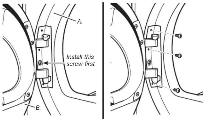MAYTAG MDE28PDCYW - Reinstall The Door - 1