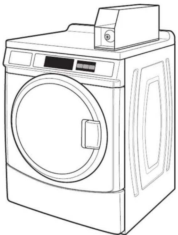 MAYTAG MDE28PDCYW - INSTRUCTIONS D'INSTALLATION SÉCHEUSE COMMERCIALE - À GAZ OU ÉLECTRIQUE - 1