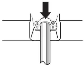MAYTAG MDE28PDCYW - Serre-cables du cable d'alimentation : - 2