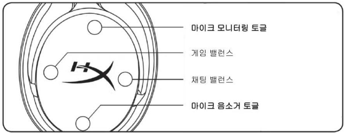 HYPERX Cloud Flight S - 제어 - 1