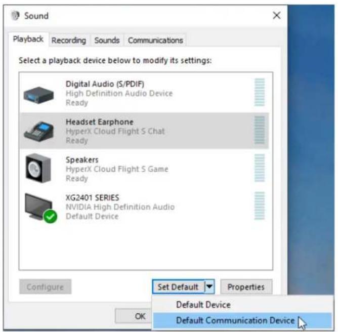 HYPERX Cloud Flight S - PC에서 설정 - 3