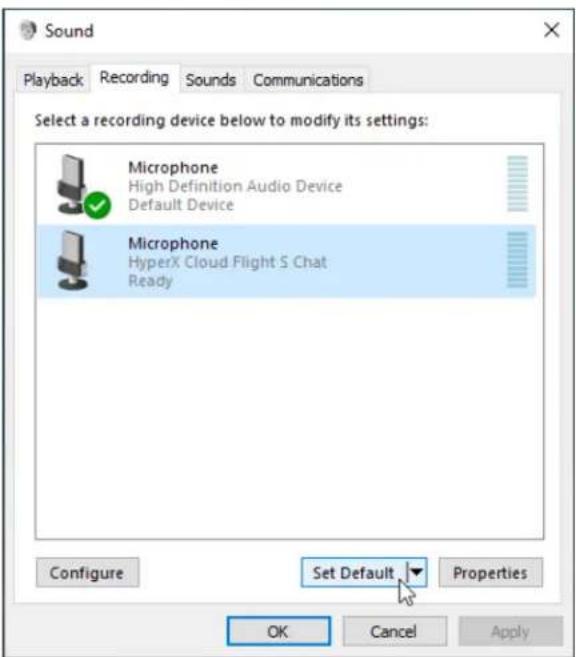 HYPERX Cloud Flight S - Configurazione per l'uso con PC - 6