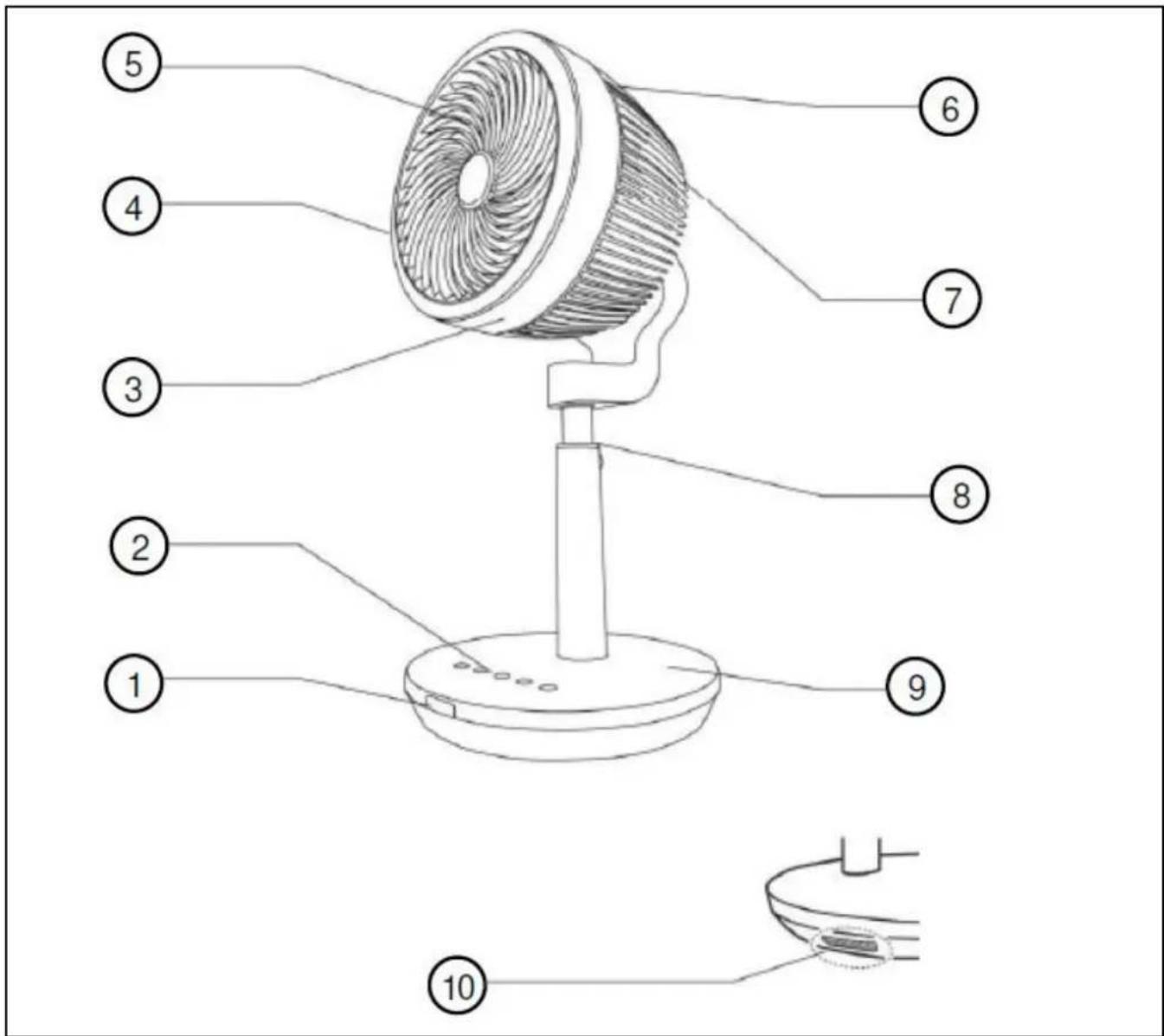 Eurom Vento 3D - Description - 1