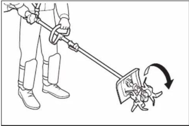 MAKITA KR401MP - Tilling the soil - 1