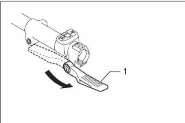 MAKITA KR401MP - Montage du tube de fixation - 1