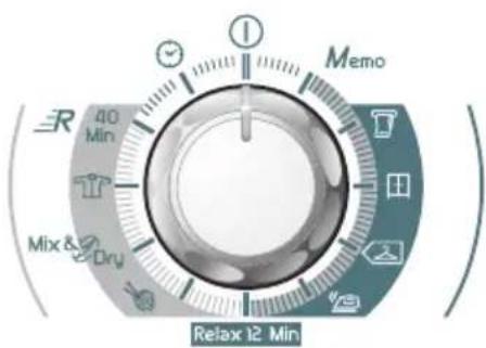 HOOVER DYC 7913NBXS - VALG AF PROGRAM - 1