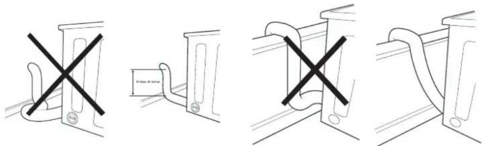 HOOVER HNV 380SY - Installation of the Discharge Hose - 3