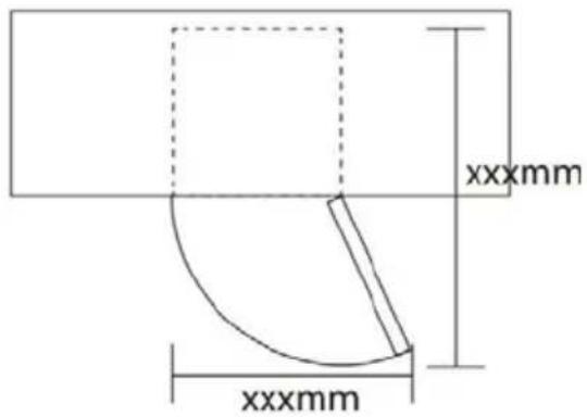 HOOVER HFZE54XK - Requisiti di spazio - 1