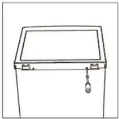 HOOVER HFZE54W - Modificarea sensului de deschidere a uşii - 4