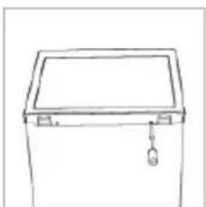 HOOVER HFZE54W - Changement de sens d'ouverture de la porte - 4