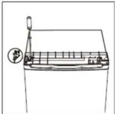 HOOVER HVTLU542WHK - Modificarea sensului de deschidere a uSii - 3