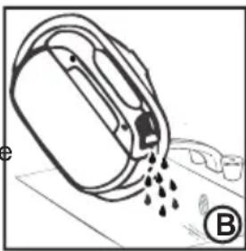 HOOVER DX H11A2TCEXMS - Pour retirer le réservoir d'eau de la porte - 2