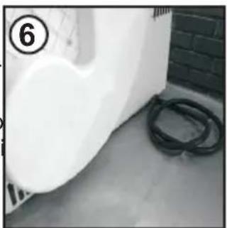 HOOVER DX H11A2TCEXMS - Ajuste la manguera como se indica: - 4
