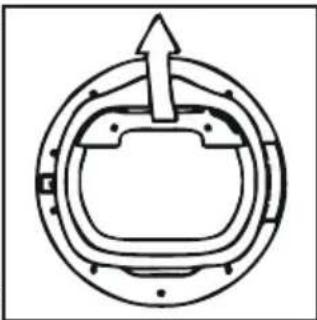 HOOVER DMC D1013BXS - Entfernen des Behälters - 1