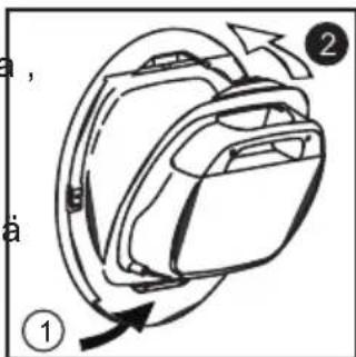 HOOVER DMC D1013BXS - Poista Säiliö Seuraavasti - 2