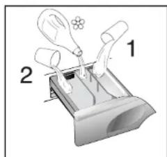 HOOVER VHD 166 I86S - Putting detergent in machine - 2