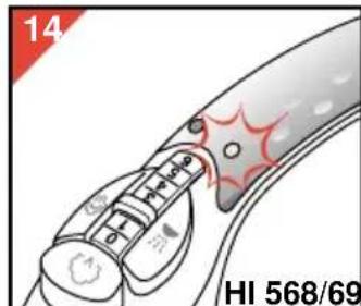 PHILIPS Azur Excel Plus HI568 - Sicaklik ayar - 3