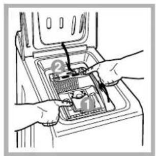 INDESIT WIT 51 (EU) - Comment ouvrir et fermer le tambour - 4