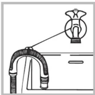 INDESIT IWE 81282 B C ECO EU - Connecting the drain hose - 2
