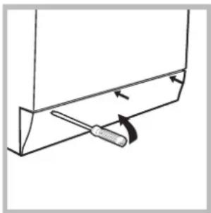 INDESIT IWE 81282 B C ECO EU - Cam kapağın açılması - 2
