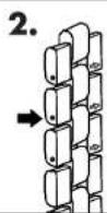 AURIOL IAN 103134 - Istruzioni per accorrare il cinturino per i modelli 2-LD4276-1+2+6 - 2